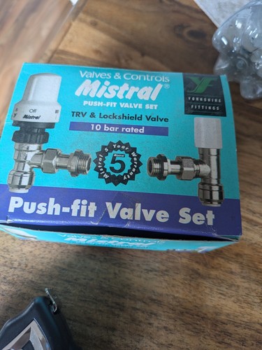 Trv lockshield valves pushfit - lockshield,