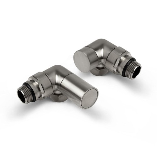 Round brushed nickel - brushed,