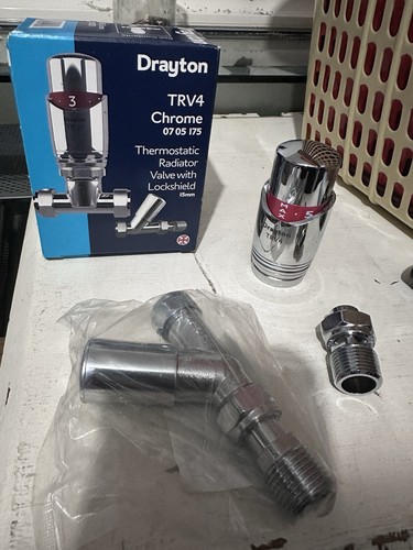 New drayton trv4 chrome - new,