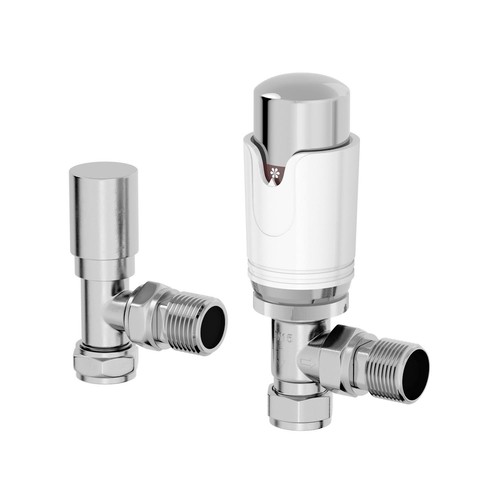 Radilux angled white chrome - white,
